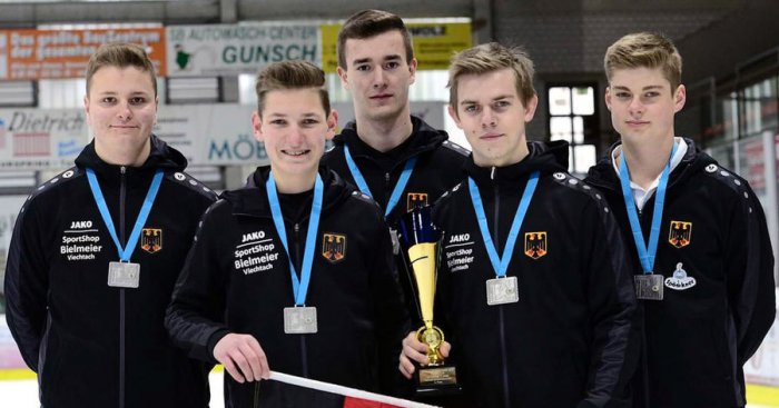 U19 Vize-Europameister - links Fabian Greil