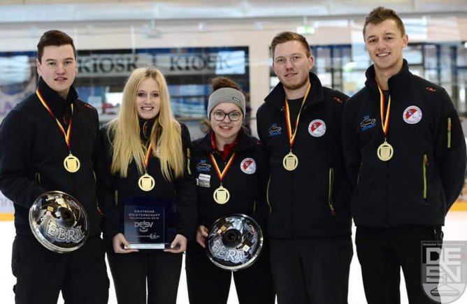 U23 Deutscher Meister 2019 auf Eis