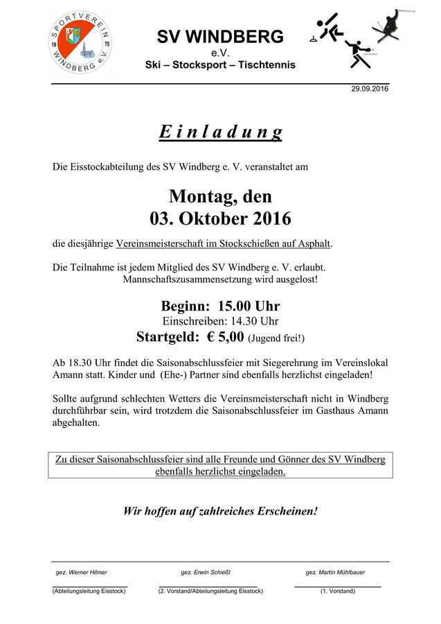 Einladung VM-2016